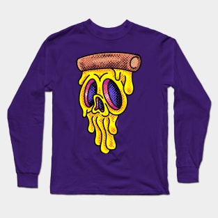 Pizza skull Long Sleeve T-Shirt